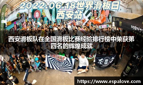 西安滑板队在全国滑板比赛经验排行榜中荣获第四名的辉煌成就